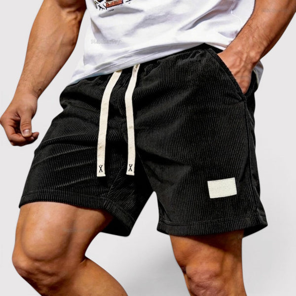 Markus Berlin Herren Elastische Jogging-Shorts, Vorderansicht