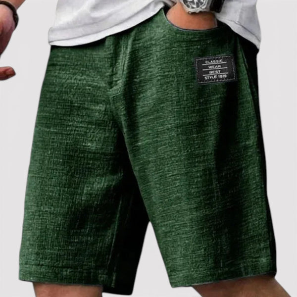 Markus Berlin Herren Leichte Sommer-Shorts, Vorderansicht
