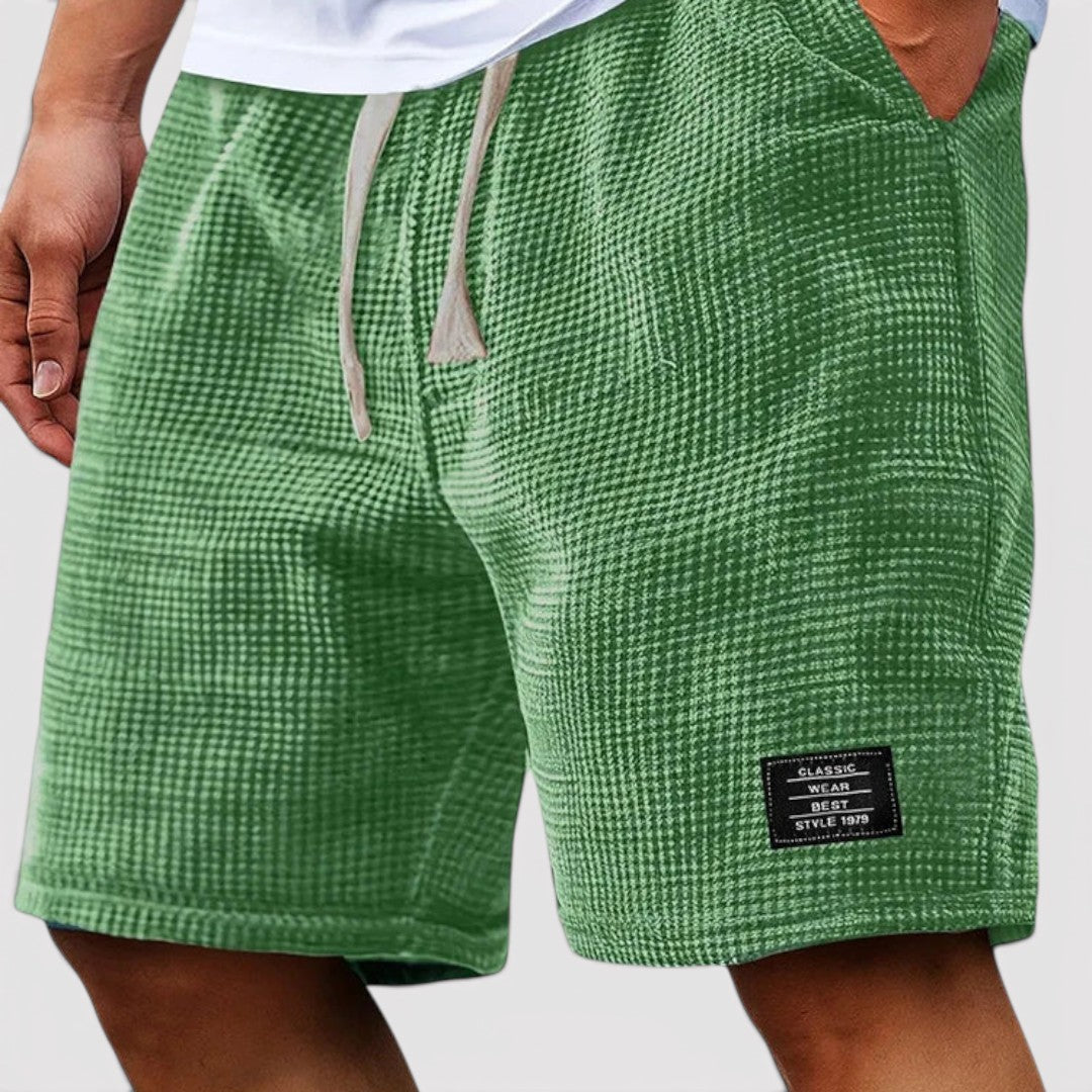 Markus Berlin Herren Wabenartige Shorts, Vorderansicht