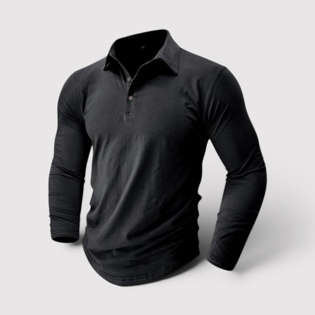 Daniel™ | Langarm-Poloshirt