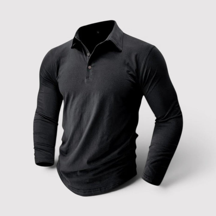 Daniel™ | Langarm-Poloshirt