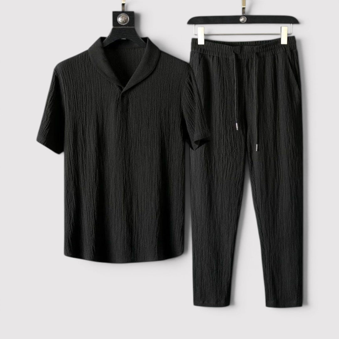 Thomas™ | Kurzarm-Set aus Oberteil und Hose