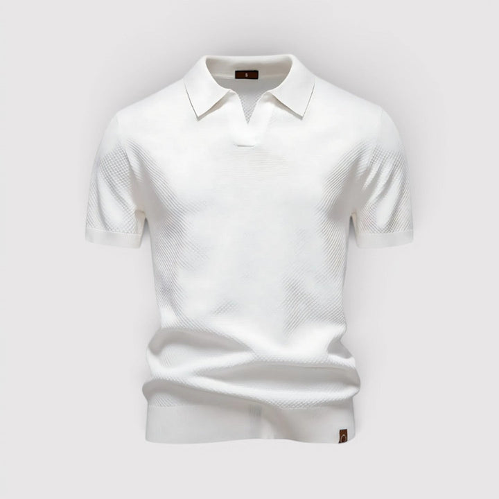 Gottlieb™ | Poloshirt ohne Knopfleiste