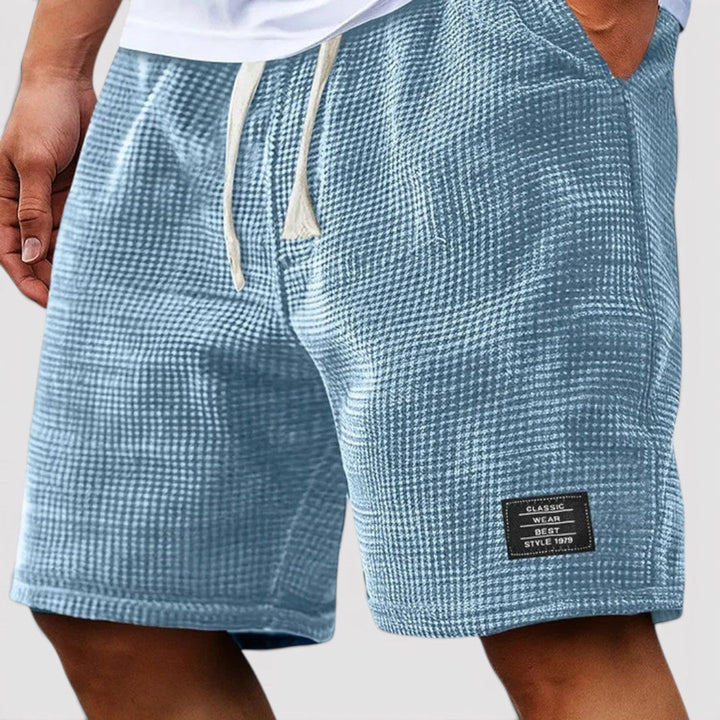 Markus Berlin Herren Wabenartige Shorts, Vorderansicht
