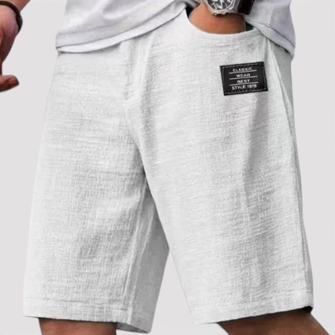 Markus Berlin Herren Leichte Sommer-Shorts, Vorderansicht