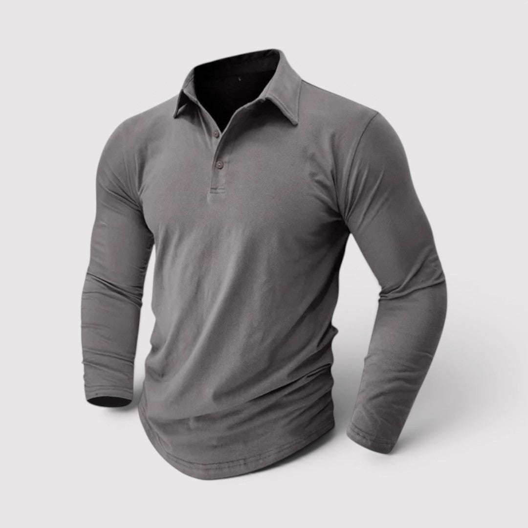 Daniel™ | Langarm-Poloshirt