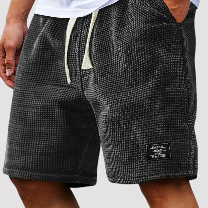 Markus Berlin Herren Wabenartige Shorts, Vorderansicht