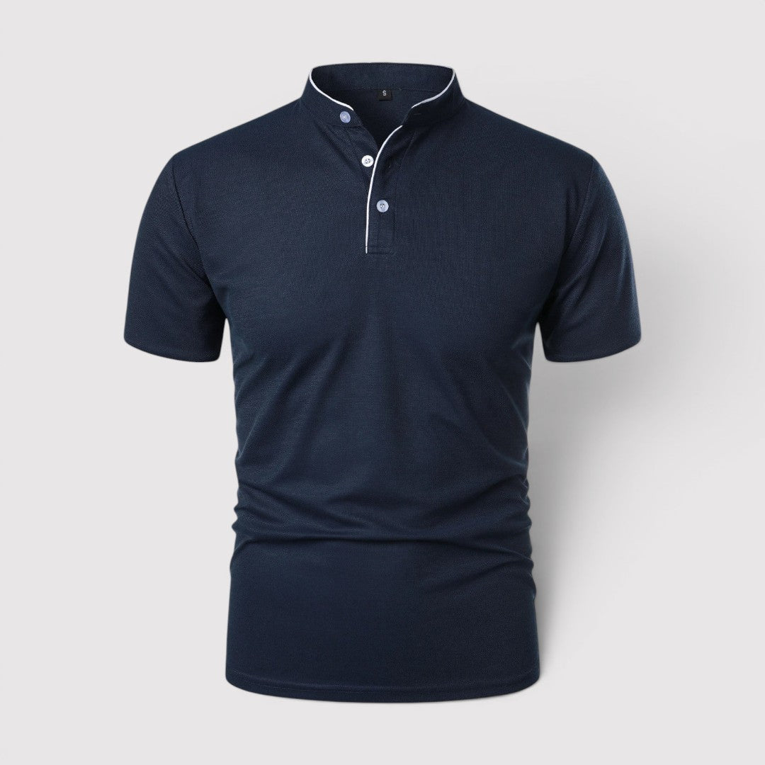 Colin™ | Atmungsaktives Poloshirt mit Stehkragen