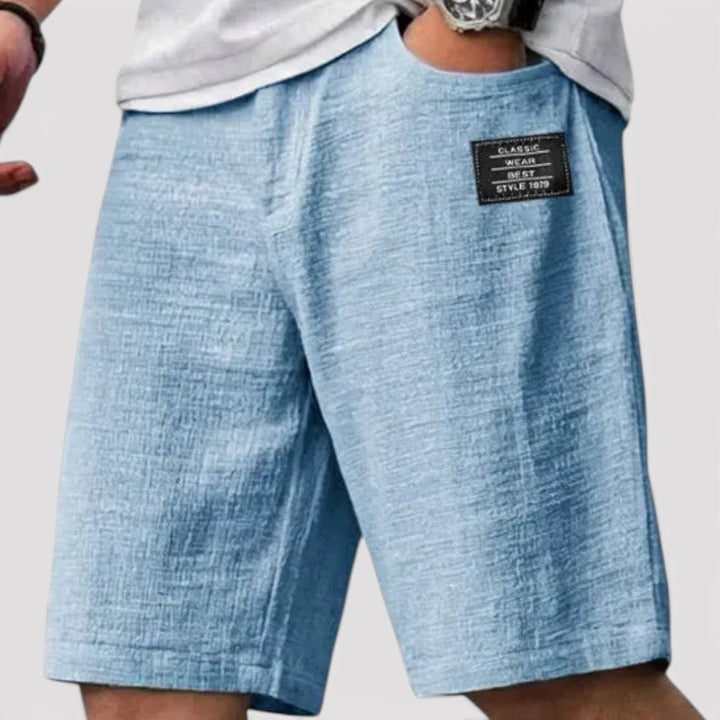 Markus Berlin Herren Leichte Sommer-Shorts, Vorderansicht