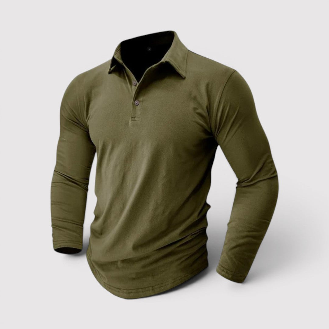 Daniel™ | Langarm-Poloshirt