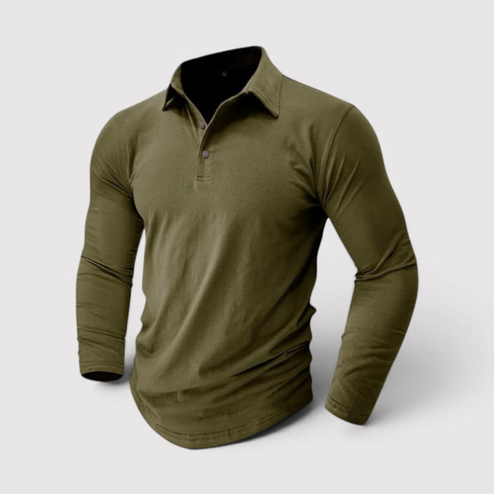 Daniel™ | Langarm-Poloshirt