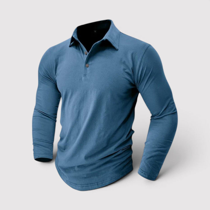 Daniel™ | Langarm-Poloshirt