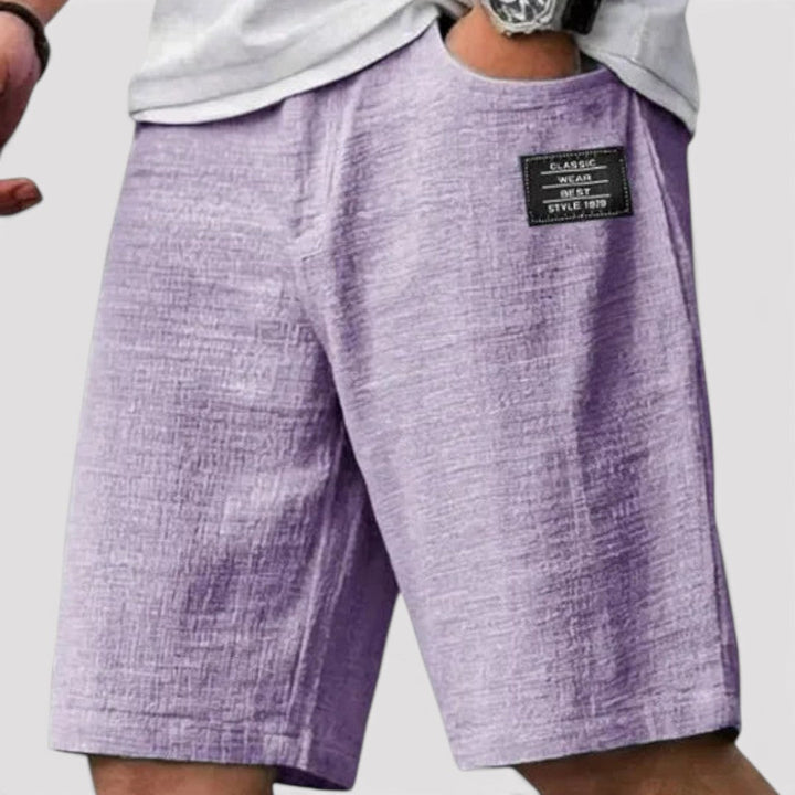 Markus Berlin Herren Leichte Sommer-Shorts, Vorderansicht