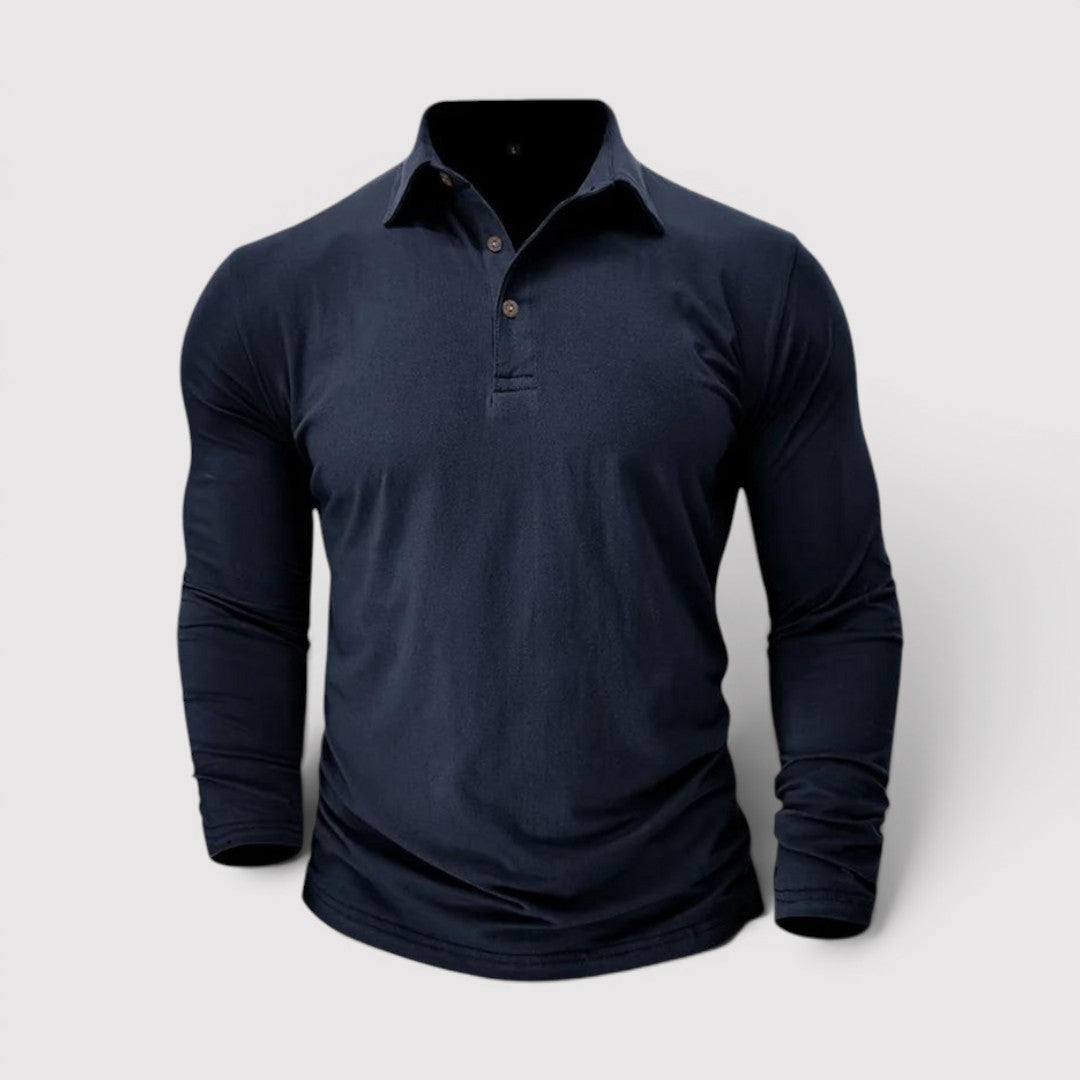 Daniel™ | Langarm-Poloshirt