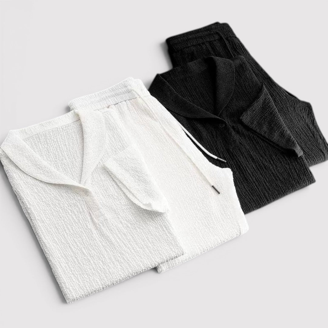 Thomas™ | Kurzarm-Set aus Oberteil und Hose