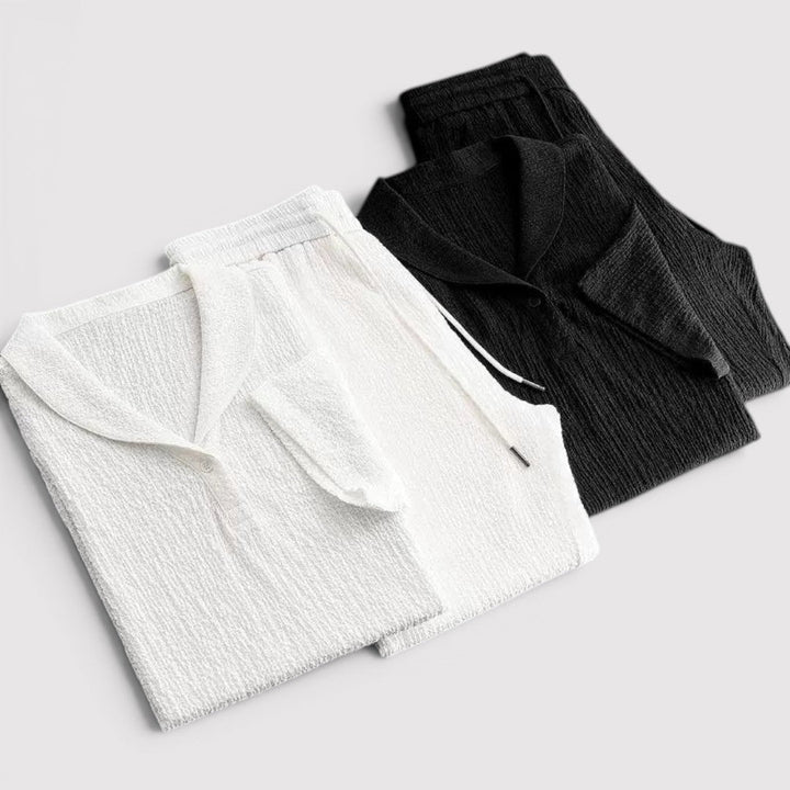Thomas™ | Kurzarm-Set aus Oberteil und Hose