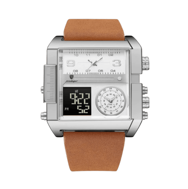 Silvan™ | Elegante Quarz-Uhr im Edelstahlgehäuse