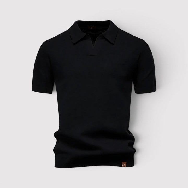 Gottlieb™ | Poloshirt ohne Knopfleiste
