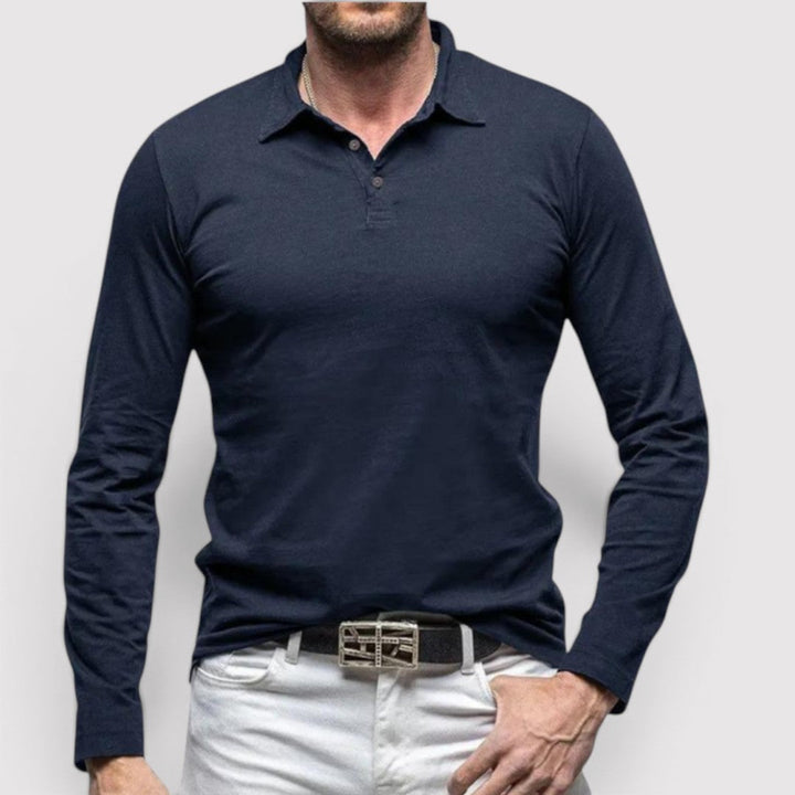 Daniel™ | Langarm-Poloshirt
