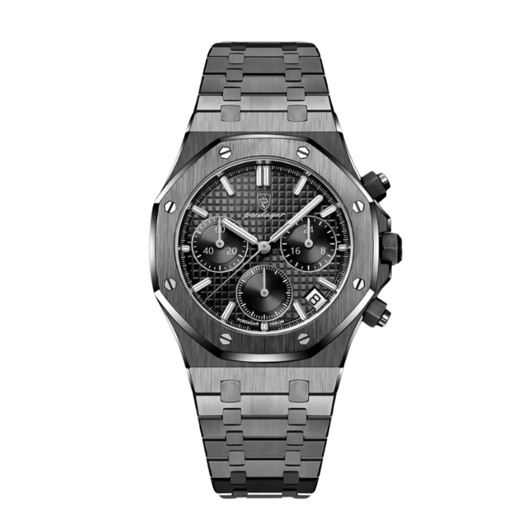 Augustin™ | Elegante Edelstahl-Quarzuhr