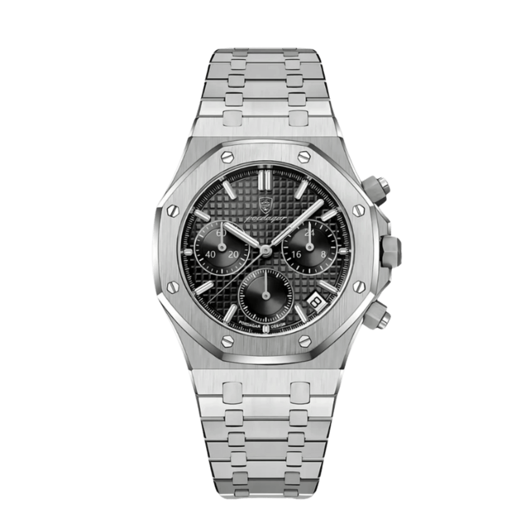 Augustin™ | Elegante Edelstahl-Quarzuhr