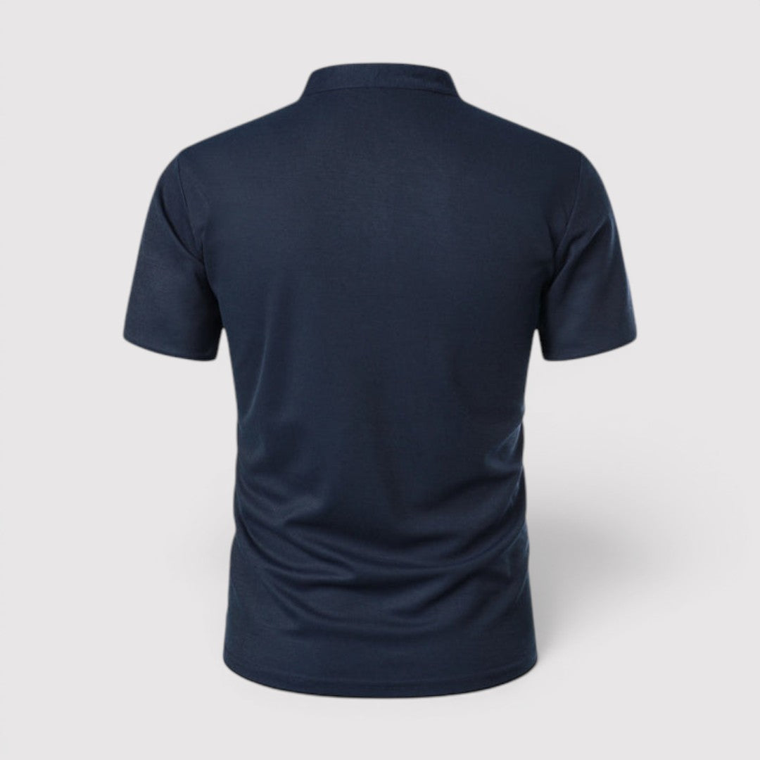 Colin™ | Atmungsaktives Poloshirt mit Stehkragen