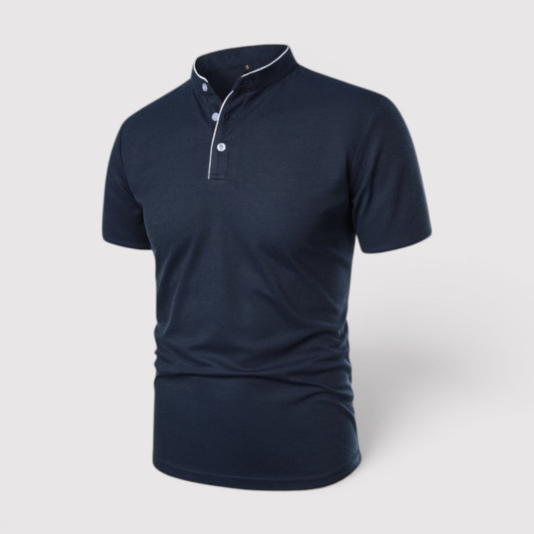 Colin™ | Atmungsaktives Poloshirt mit Stehkragen