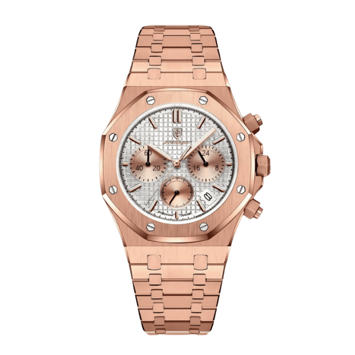 Augustin™ | Elegante Edelstahl-Quarzuhr