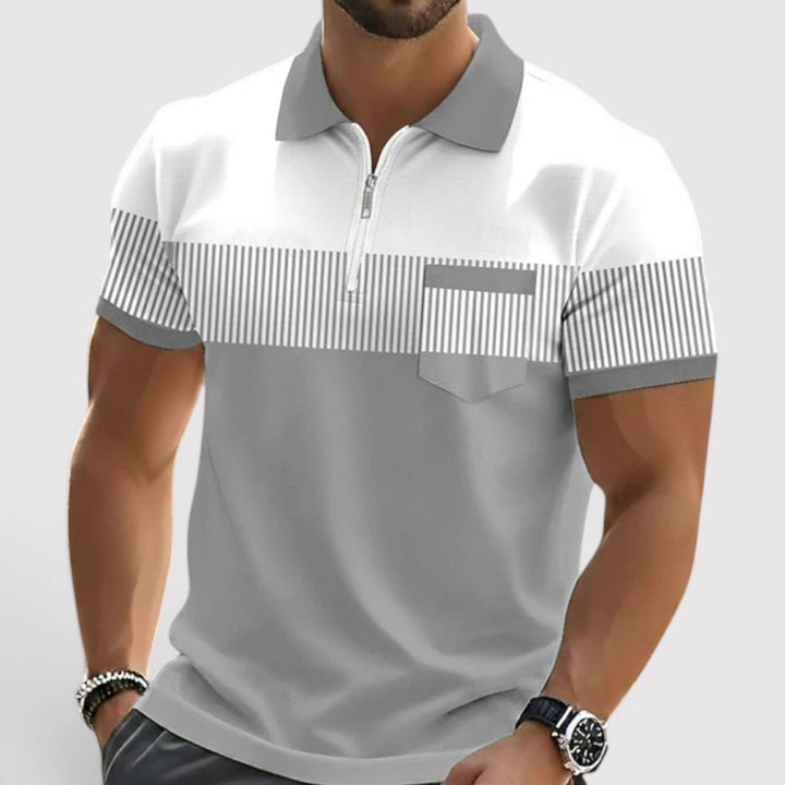 Jonas™ | Bequemes gestreiftes Poloshirt