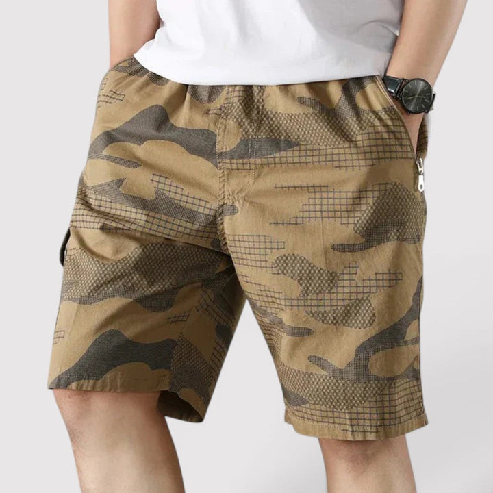 Jannik™ | Cargo-Shorts mit Camouflage-Muster