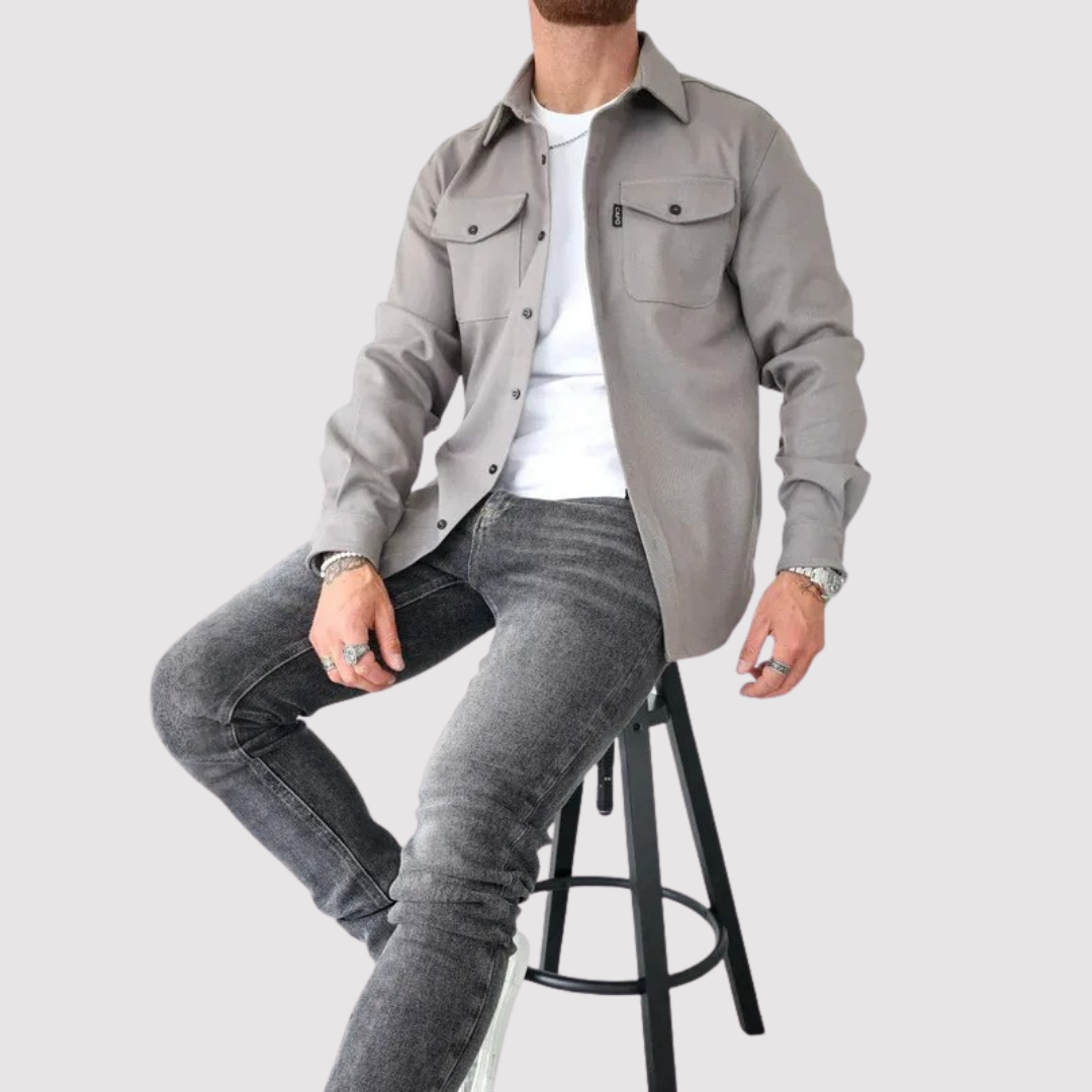 Malte™ | Overshirt mit zwei Brusttaschen