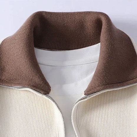 Elias™ | Wärmende Strickjacke mit Reißverschluss