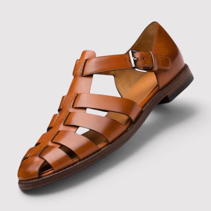 Oskar™ | Komfortable Sandale mit Geflochtenen Riemen