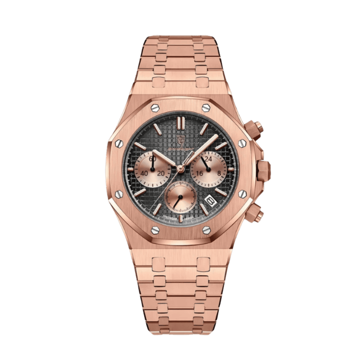 Augustin™ | Elegante Edelstahl-Quarzuhr