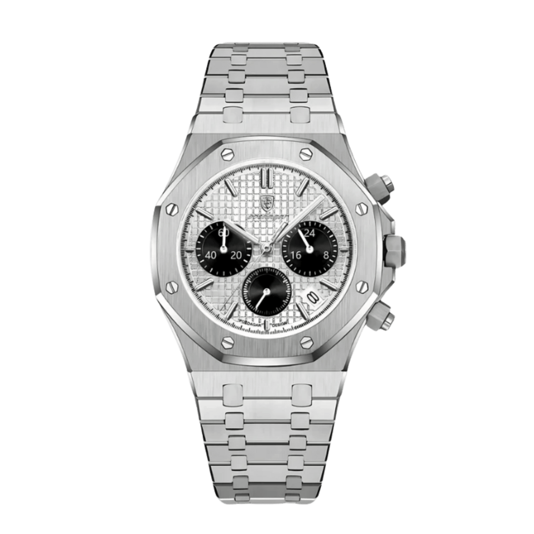 Augustin™ | Elegante Edelstahl-Quarzuhr