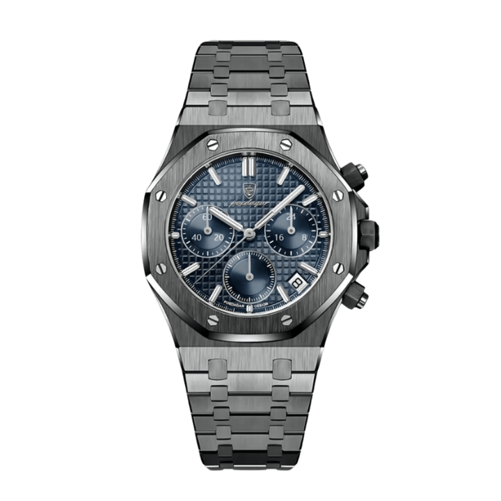 Augustin™ | Elegante Edelstahl-Quarzuhr