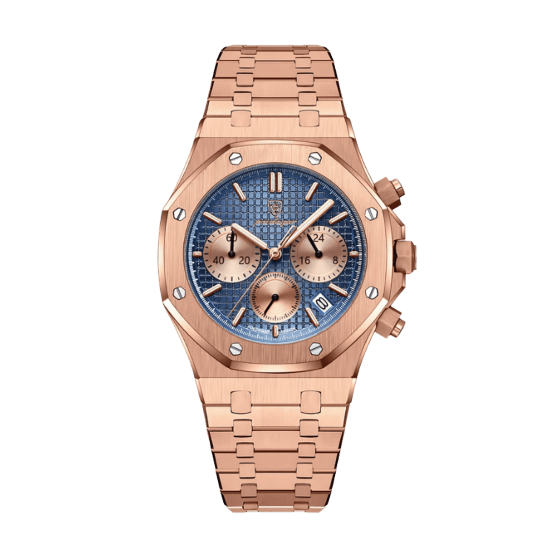 Augustin™ | Elegante Edelstahl-Quarzuhr