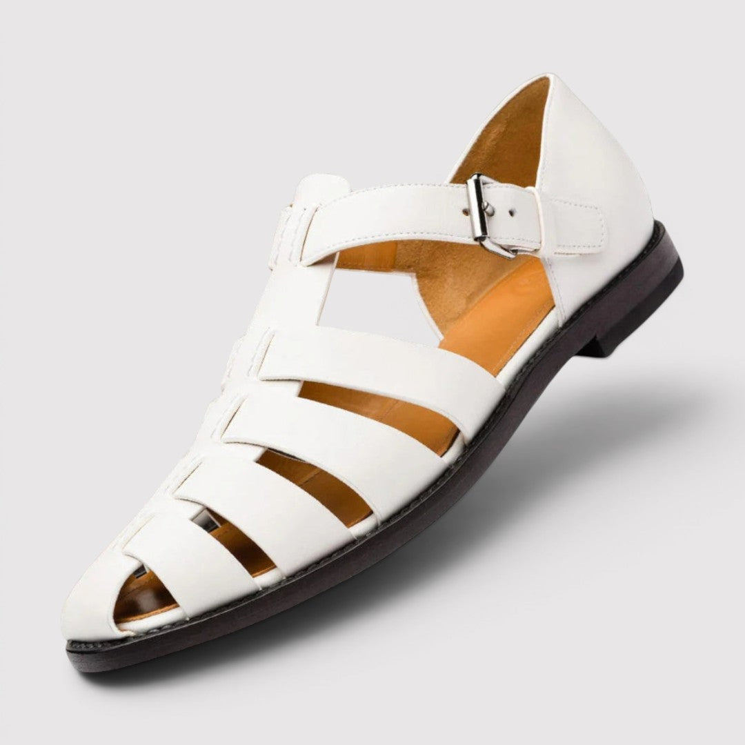 Oskar™ | Komfortable Sandale mit Geflochtenen Riemen