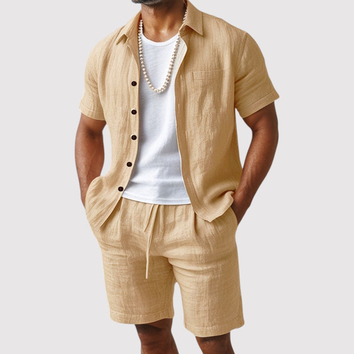 Leon™ | Atmungsaktives Hemd-Shorts-Set