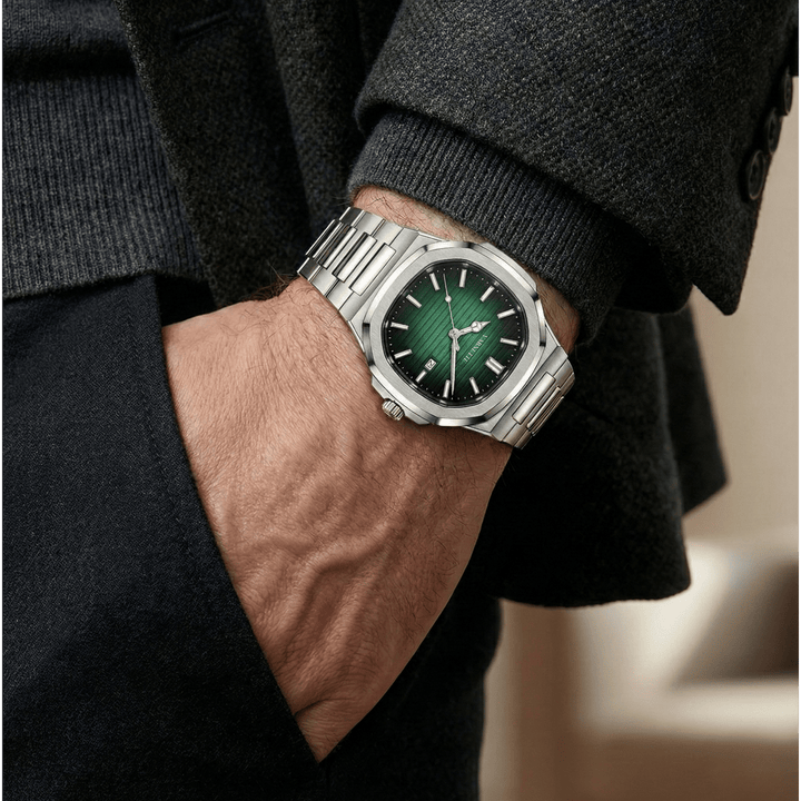 Alexander™ | Elegante Quarzuhr Edelstahl