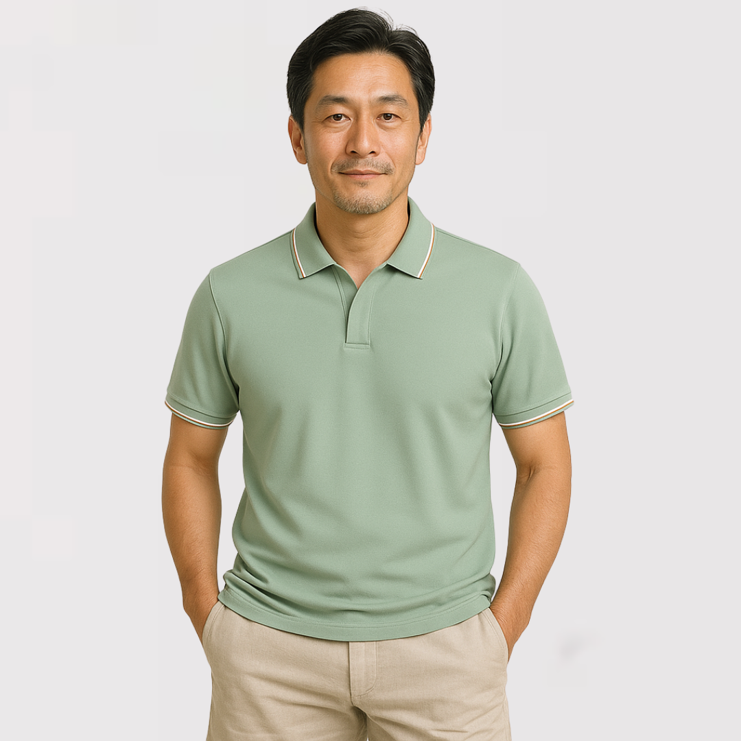 Nico™ | Edles Poloshirt mit fließendem Fall