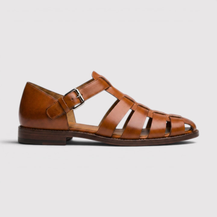 Oskar™ | Komfortable Sandale mit Geflochtenen Riemen