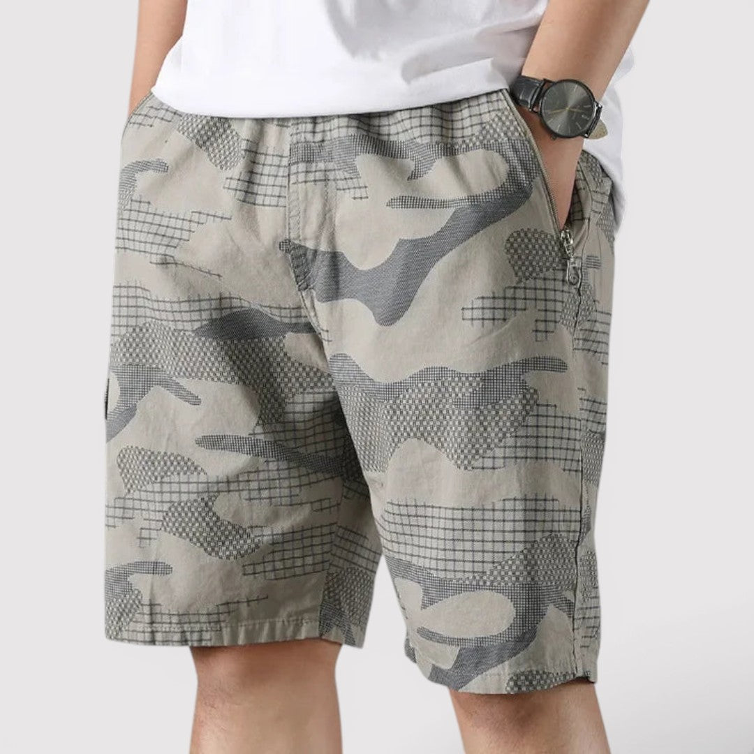 Jannik™ | Cargo-Shorts mit Camouflage-Muster
