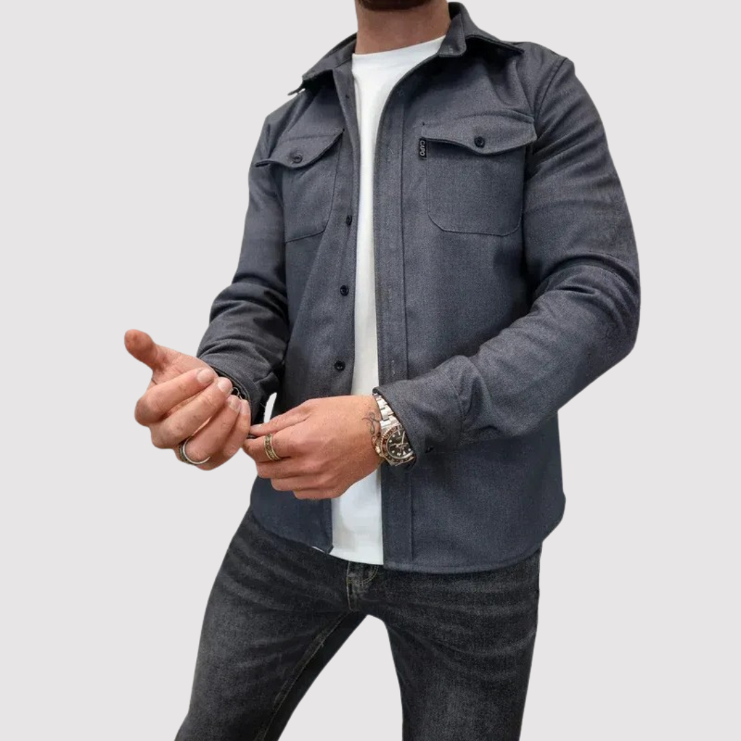 Malte™ | Overshirt mit zwei Brusttaschen