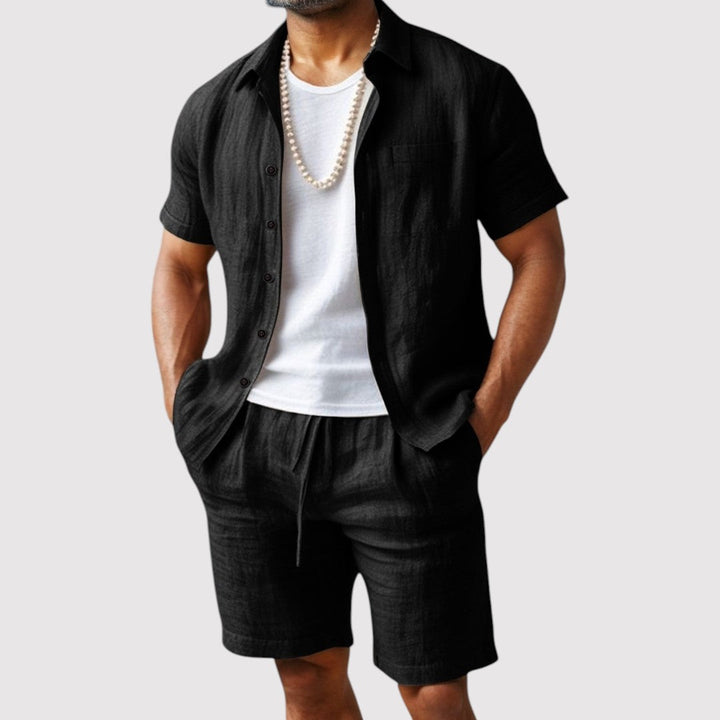 Leon™ | Atmungsaktives Hemd-Shorts-Set