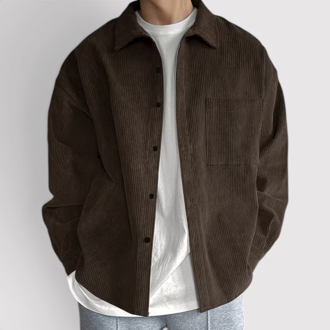 Elias™ | Leichtes strukturiertes Overshirt