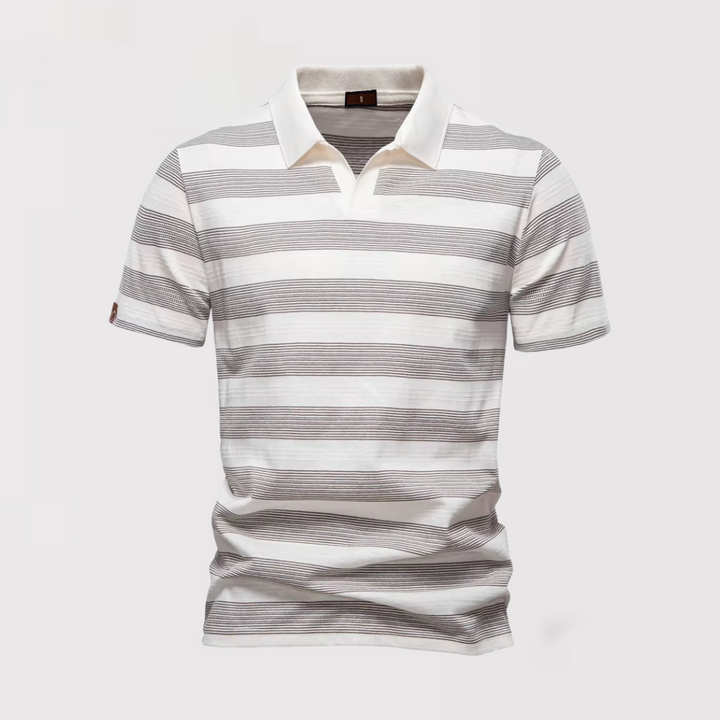 Theo™ | Luftiges gestreiftes Poloshirt für den Sommer
