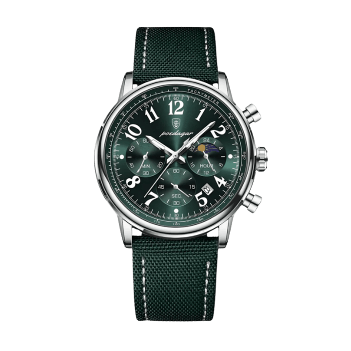 Reinhold™ | Elegante Edelstahl-Quarzuhr