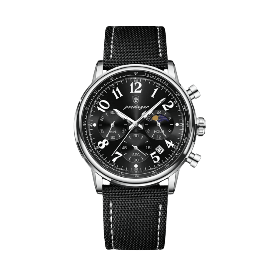 Reinhold™ | Elegante Edelstahl-Quarzuhr