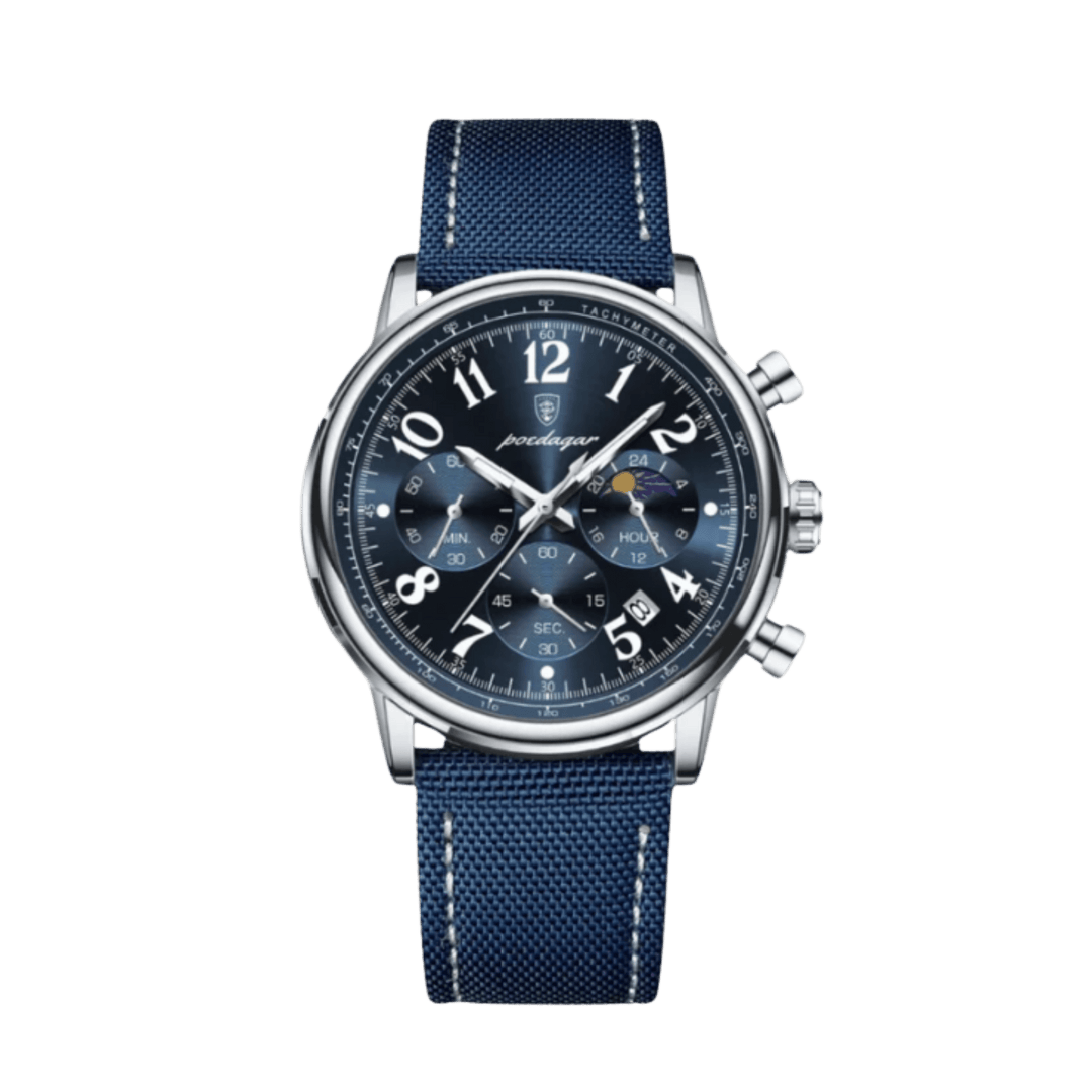 Reinhold™ | Elegante Edelstahl-Quarzuhr